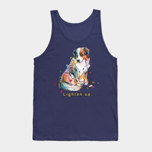 Lighten up Australian Shepherd Tank Top